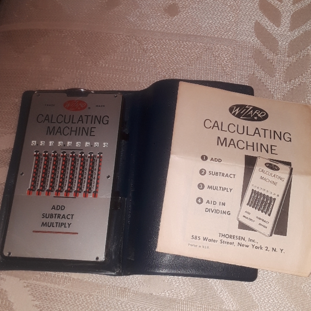 Wizard calculating machine